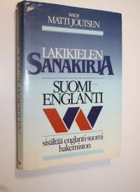 Lakikielen sanakirja : suomi-englanti