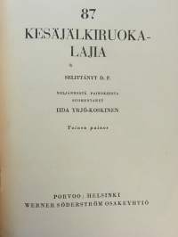87 kesäjälkiruokalajia