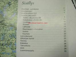 Metsiin merille maanteille Helsingin ulkoilualueet -opas karttoineen 1972