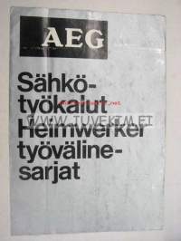 AEG Sähkötyökalut -myyntiesite