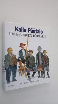 Ihmisiä Iijoen törmällä