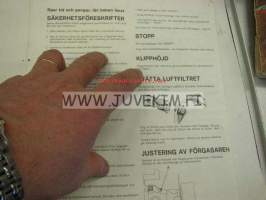 Stiga RA 10 ruohonleikkuri -käyttöohjekirja + rungon varaosakuvasto