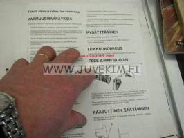 Stiga RA 10 ruohonleikkuri -käyttöohjekirja + rungon varaosakuvasto