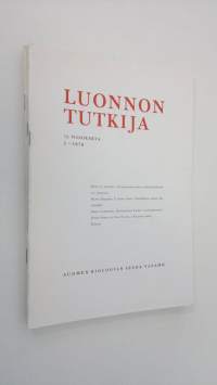 Luonnon tutkija vuosikerta 1970 (yksi numero puuttuu)