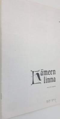 Hämeen linna tiili 4/1976