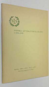 Svenska litteratursällskapet i Finland : skrifter 1886-1976 - nr. 1-473