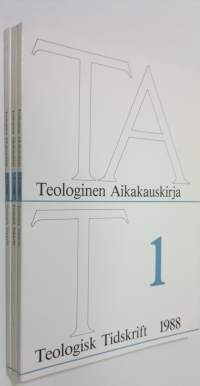 Teologinen aikakauskirja 1988 : vuosikerta 1-3