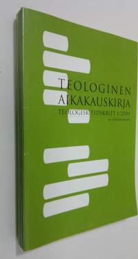 Teologinen aikakauskirja 2004 : vuosikerta (nro 3 puuttuu)