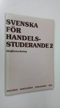 Svenska för handelsstuderande 2, Ordförteckning