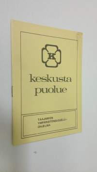 Keskustapuolue : Taajamien ympäristönsuojeluohjema