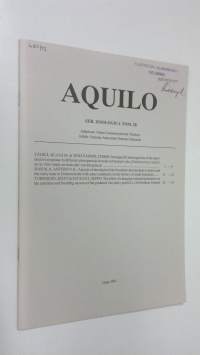 Aquilo - Ser. Zoologica tom. 28