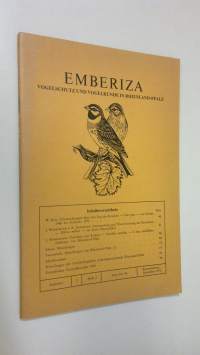 Emberiza - Vogelschutz und Vogelkunde in Rheinland-Pfalz, Band 2, Heft 2 Dezember 1970