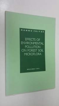 Effects of environmental pollution on forest soil microflora
