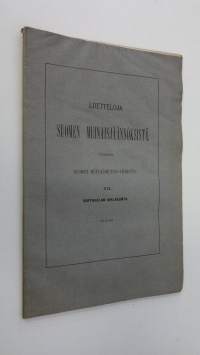 Luetteloja Suomen muinaisjäännöksistä XVI : Sortavalan kihlakunta (lukematon)