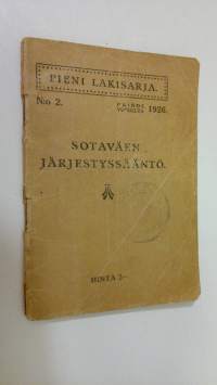 Sotaväen järjestyssääntö