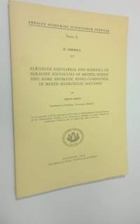 Alkoxide equilibria and kinetic of alkaline solvolyses of methyl iodine and some aromatic nitro compounds in mixed hydroxylic solvents