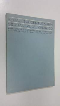 Kirjallisuudentutkijain seuran vuosikirja 20