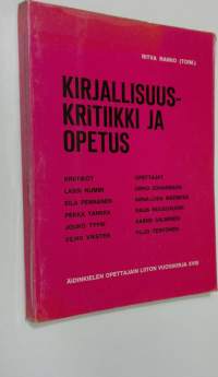 Kirjallisuuskritiikki ja opetus