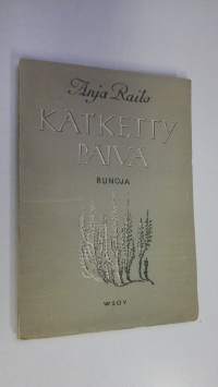 Kätketty päivä : runoja (lukematon)