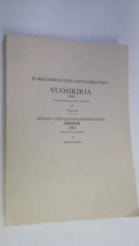 Korkeimman hallinto-oikeuden vuosikirja 1983 B, Verotus