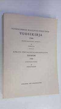 Korkeimman hallinto-oikeuden vuosikirja 1980 B, Verotus