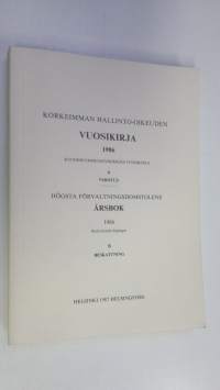 Korkeimman hallinto-oikeuden vuosikirja 1986 B, Verotus
