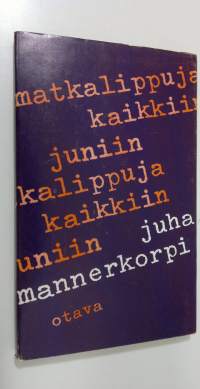 Matkalippuja kaikkiin juniin