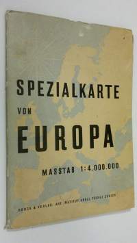 Spezialkarte von Europa : masstab 1:4.000.000