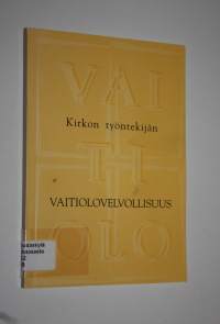 Kirkon työntekijän vaitiolovelvollisuus