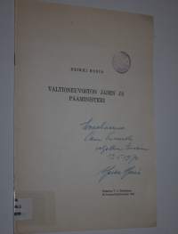 Valtioneuvoston jäsen ja pääministeri (signeerattu)