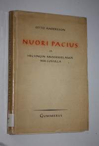 Nuori Pacius ja Helsingin musiikkielämä 1830-luvulla
