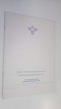 Turun kauppakorkeakoulun tohtoripromootio 19.5.1989 - Turun kauppakorkeakoulun tiedotuslehden erikoisnumero 1989