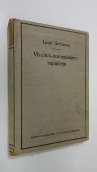 Virolais-suomalainen sanakirja = Eesti-soome sönaraamat