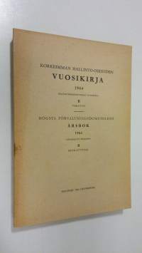 Korkeimman hallinto-oikeuden vuosikirja 1964 B, Verotus