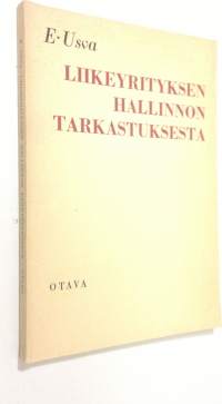 Liikeyrityksen hallinnon tarkastuksesta