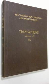Transactions - vol. 75/1967