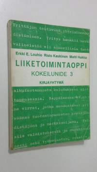 Liiketoimintaoppi : Kokeilunide 3