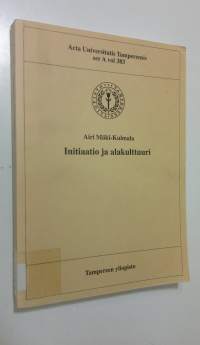 Initiaatio ja alakulttuuri