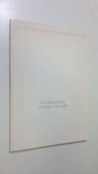 Suomen Kulttuurirahasto Vuosikatsaus 1.10.1988 - 30.9.1989