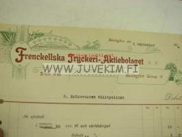 Frenckellska Tryckeri-Aktiebolaget 1.9.1914 -asiakirja