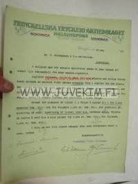 Frenckellska Tryckeri-Aktiebolaget, Helsinki 20.5.1914 -asiakirja 
