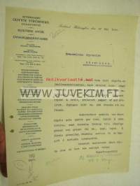 Aktiebolaget Gottfried Strömberg Oy, Helsinki 27.5.1914 -asiakirja 