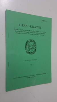 Hippokrates 2003 : Suomen lääketieteen historian seuran vuosikirja