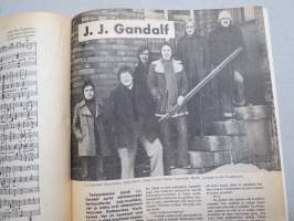 Uusi Laulu 1976 nr 2, poliittisen, vasemmistolaisen  laululiikkeen kannattaja, Woody Guthrie, Mikko alatalo haastattelu, J.J. Gandalf, Laulu uudelle Kuuballe, ym.