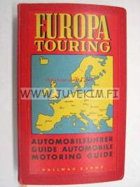 Europa Touring Motoring Guide -automatkailukartta (1954)