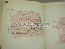 Europa Touring Motoring Guide -automatkailukartta (1954)