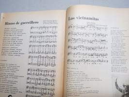 Uusi Laulu 1975 nr 1, poliittisen, vasemmistolaisen  laululiikkeen kannattaja, Kuuba-erikoisnumero, Todo por la reform agraria, Fusil contra fusil, Martin Rojas, ym.