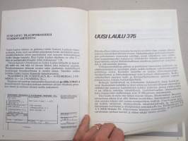 Uusi Laulu 1975 nr 3, poliittisen, vasemmistolaisen  laululiikkeen kannattaja, Kansainväliset laulufestivaalit, Isabel Parra, Kansan nyrkki, Avaruuslintu (Tampere)