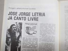 Uusi Laulu 1975 nr 3, poliittisen, vasemmistolaisen  laululiikkeen kannattaja, Kansainväliset laulufestivaalit, Isabel Parra, Kansan nyrkki, Avaruuslintu (Tampere)