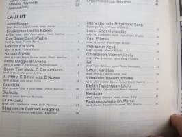 Uusi Laulu 1975 nr 3, poliittisen, vasemmistolaisen  laululiikkeen kannattaja, Kansainväliset laulufestivaalit, Isabel Parra, Kansan nyrkki, Avaruuslintu (Tampere)